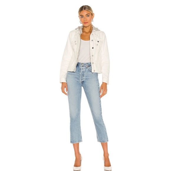 Blanknyc white denim jean Jacket - Picture 2 of 6